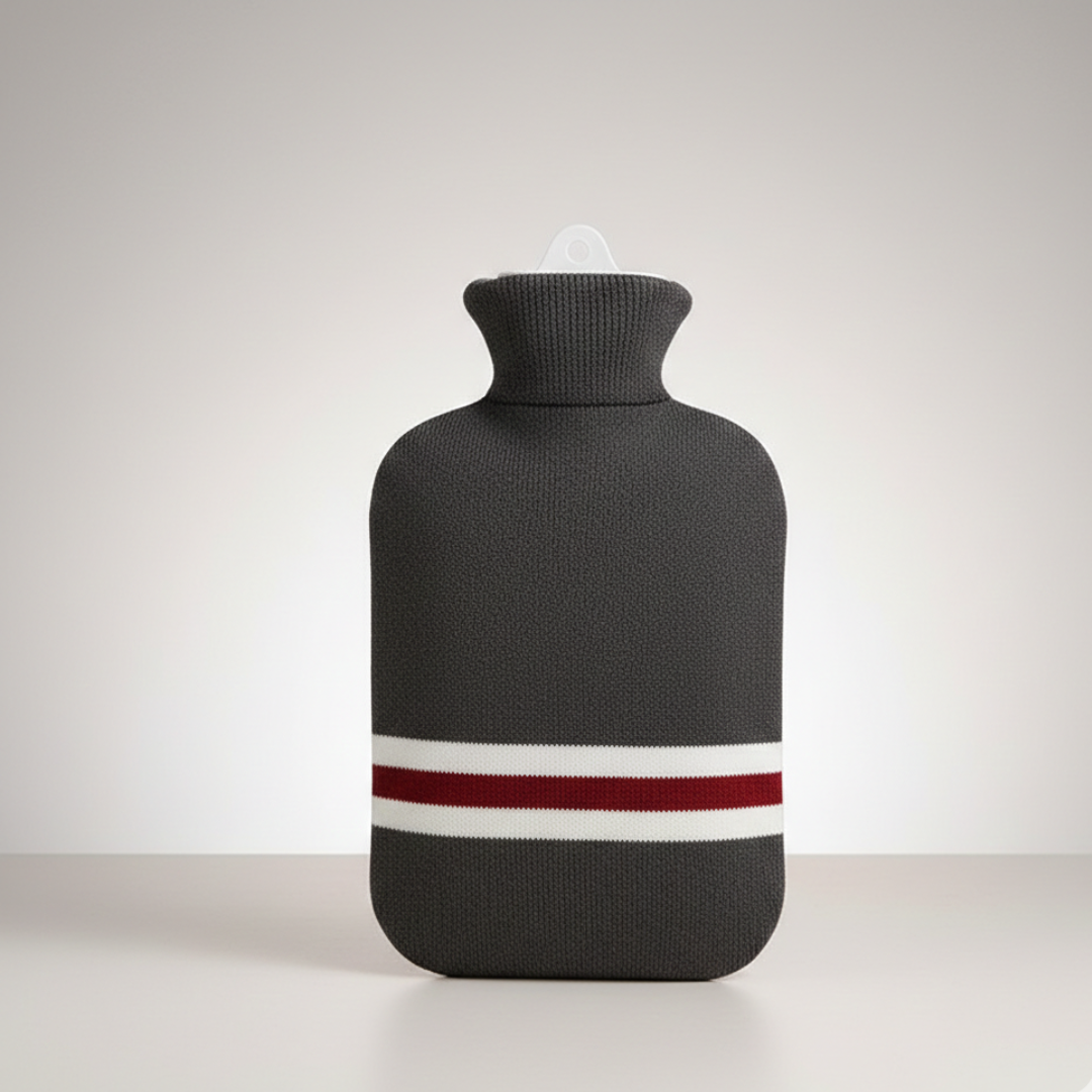 Wärmeflasche 2L mit Strickbezug | Brehn