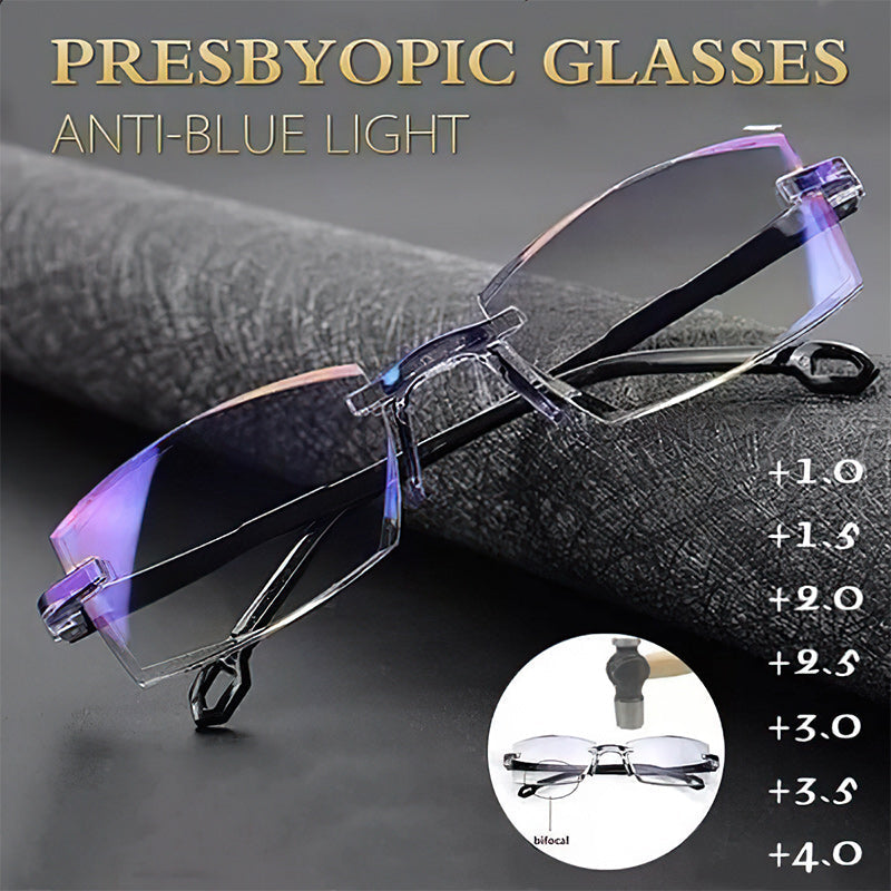 Brehn | Fortschrittliche Anti-Blaulicht Multifokale Lesebrille - SapphireView
