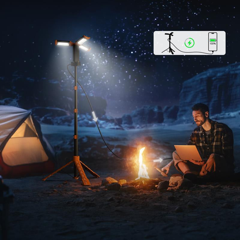 Brehn | Wiederaufladbare Campinglampe mit Ständer