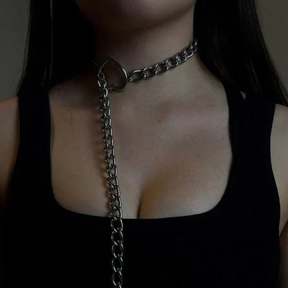Gothic-Punk-Herzkette