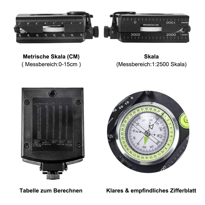Multifunktionaler Kompass mit Flip-Flop-Funktion | Brehn