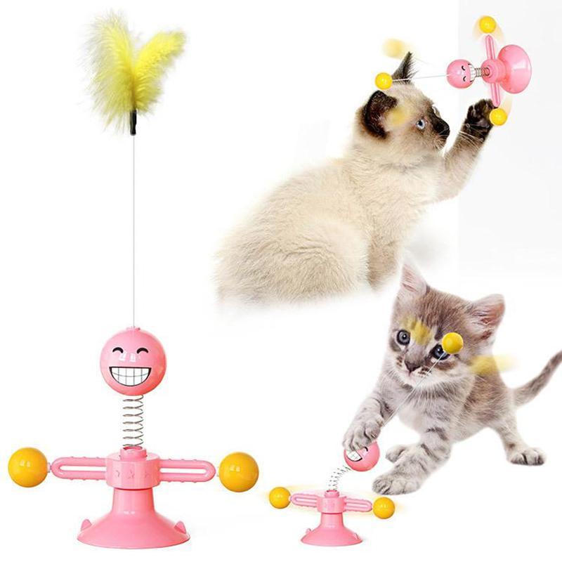 Multifunktionales Drehspielzeug für Katzen | Brehn