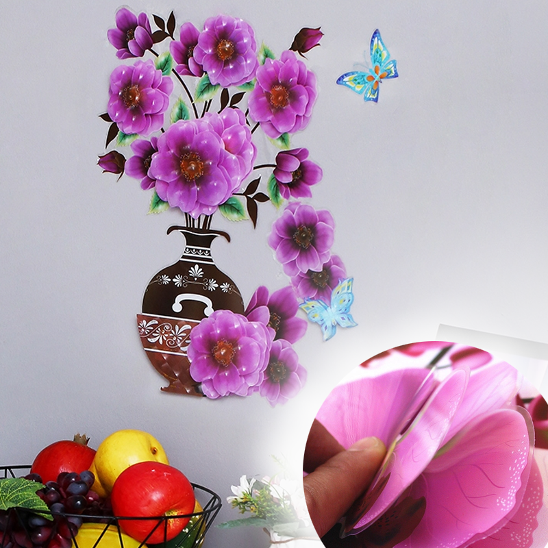 Brehn | 3D Vase Wandaufkleber