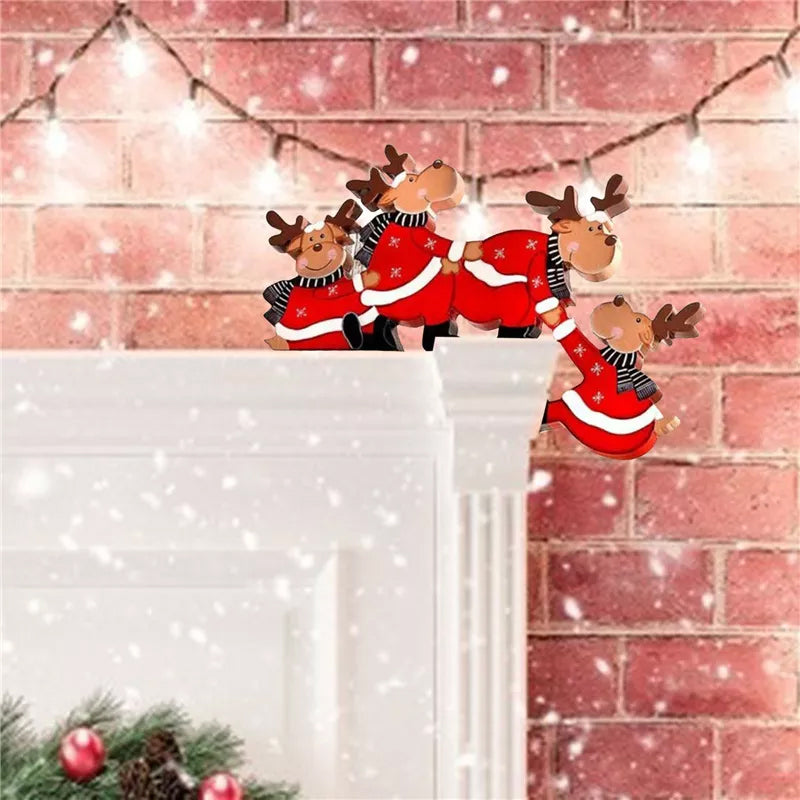 Brehn | Lustige Weihnachts-Türrahmen-Dekorationen