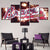 Dynamisches Braves-Logo 5-Teilig - Leinwand Wandkunst Malerei