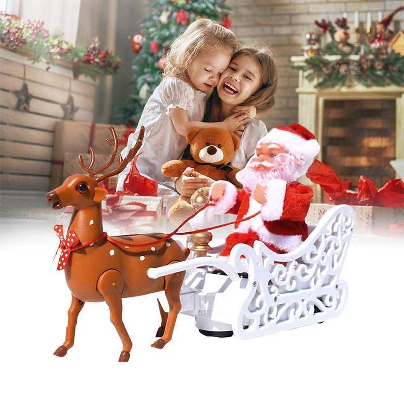 Elektrische Santa Claus Spielzeuge Musik Rentier | Brehn