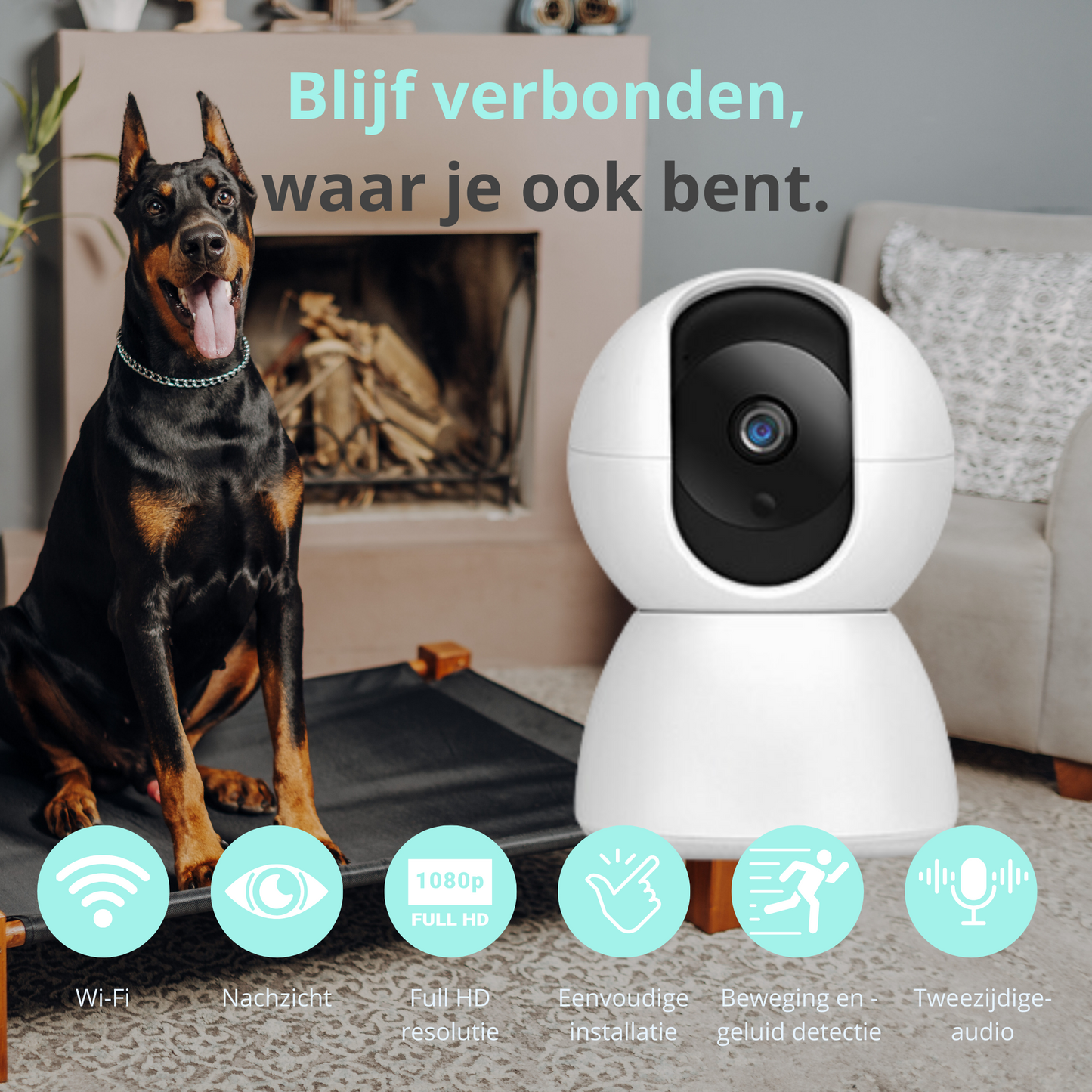Brehn | Premiumpets Smart Kamera - Bleiben Sie mit Ihrem Haustier verbunden