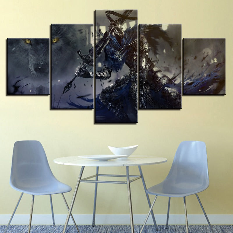 Dark Souls - 5 Teile Leinwand Wandkunst Gemälde
