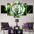 Elektrisierende Boston Celtics 5-Teiliges - Leinwand Wandkunst Gemälde