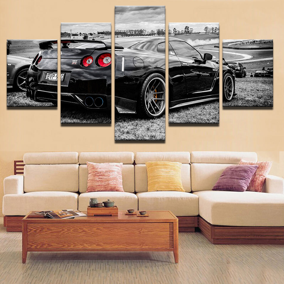 Luxusauto 5-teilige - Leinwand Wandkunst Malerei