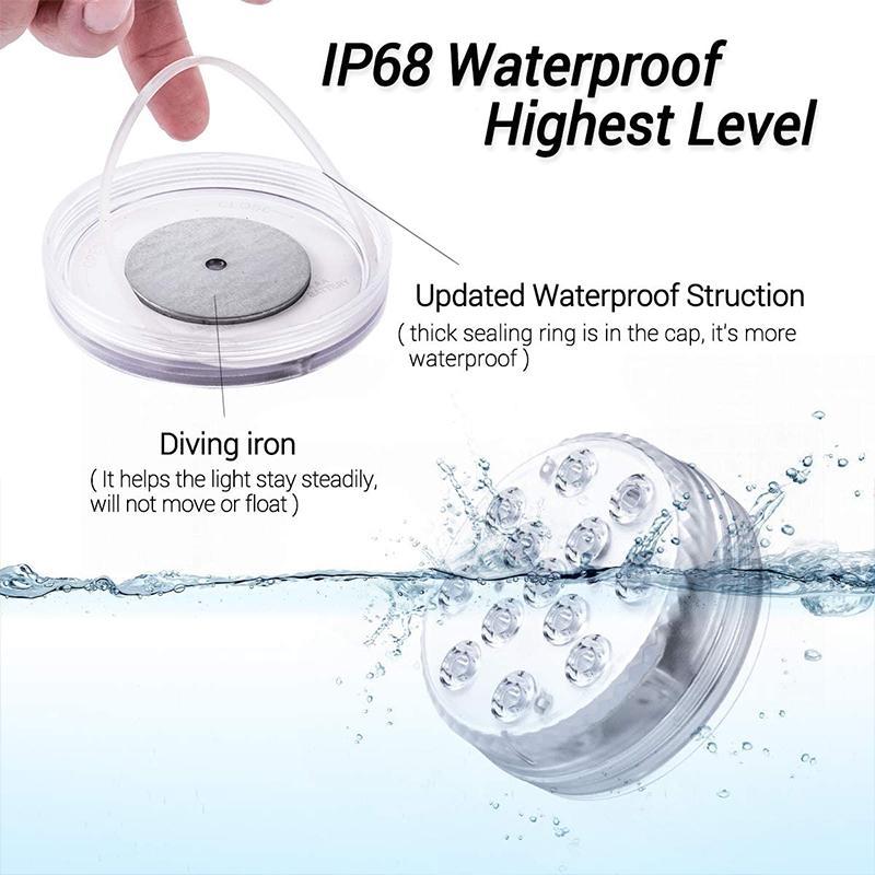 Brehn | Fernbedienung wasserdichte Magnet-Saug-LED-Lampe