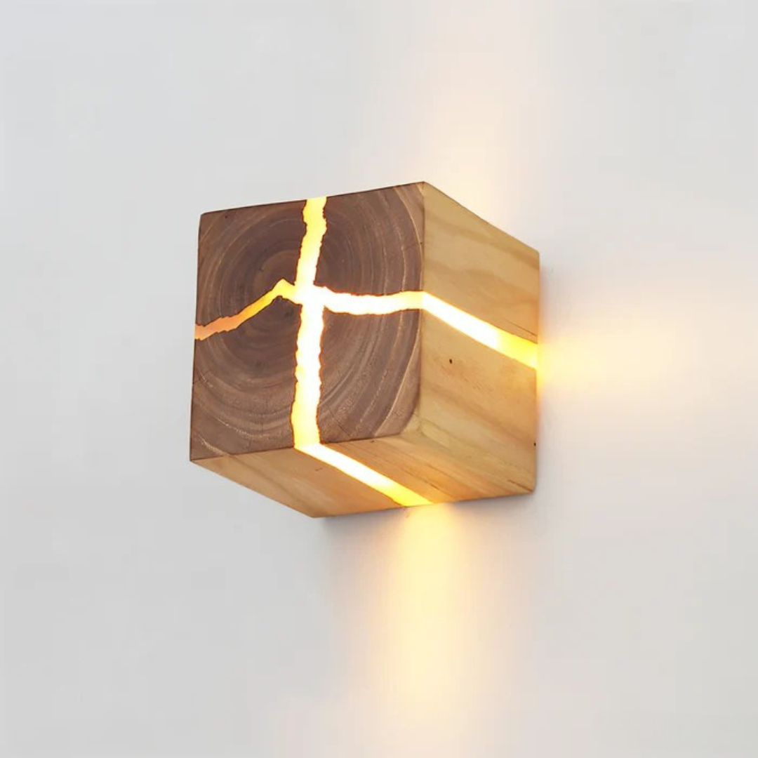 Vivolux | Holz LED Wandleuchte | Stilvolle Wandleuchte Innen