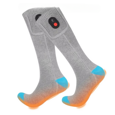 Wiederaufladbare, per USB beheizbare Socken mit elektrischer Wärmefunktion für kaltes Wetter