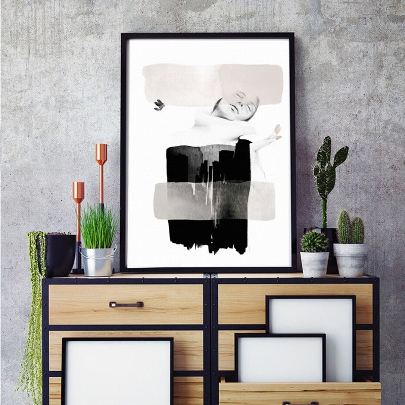 Tiefe Gedanken - Canvas Wandkunst Malerei