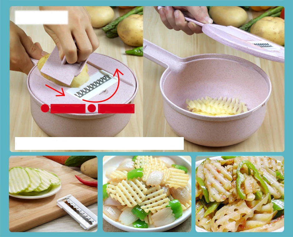 Mandoline 8 in 1 Gemüsehobel | Brehn