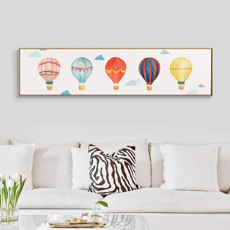 Heißluftballon - Leinwand Wandkunstmalerei