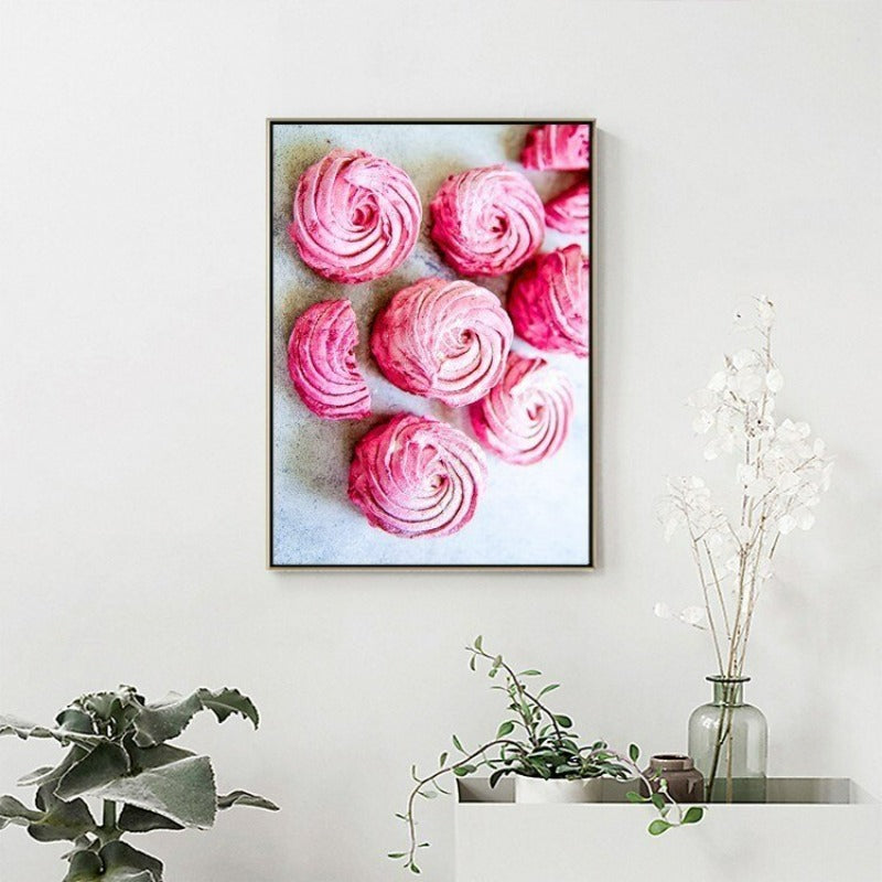 Nordisches Rosa, Kaktusfeige - Leinwandbild
