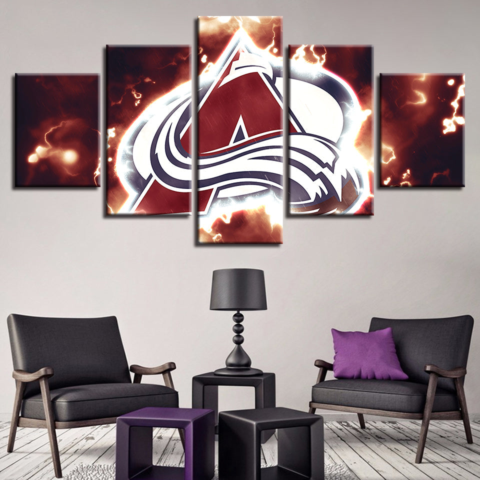 Alle nordamerikanischen Pro-Sportarten 5 Teile - Leinwand Wandkunst Malerei