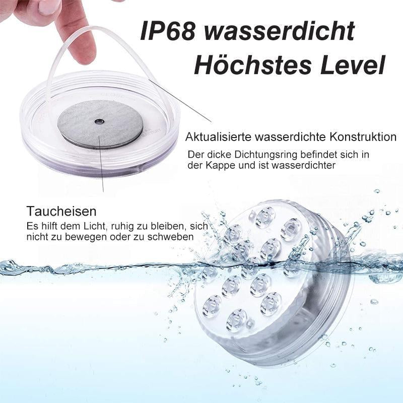 Brehn | LED-Tauchlicht mit Fernbedienung für den Pool