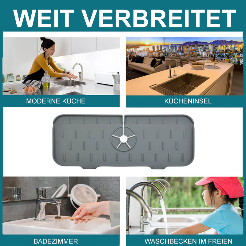 Brehn | Silikon Wasserhahn Griff Tropffänger Ablage