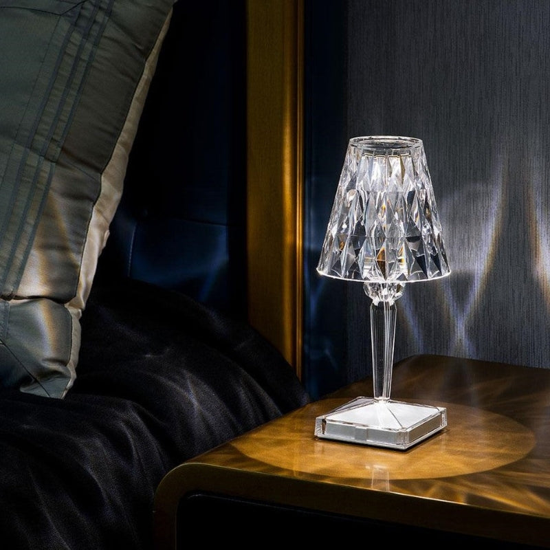 Kristall Tischlampe mit Touch-Steuerung - LumeCrystal | Brehn