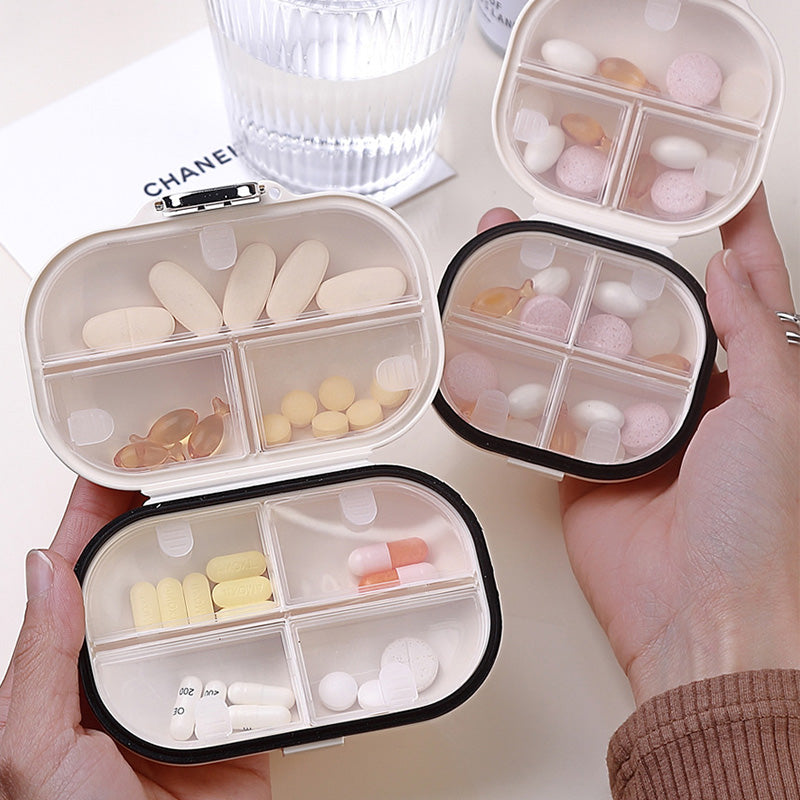 Tragbare Pillendose für den täglichen Gebrauch