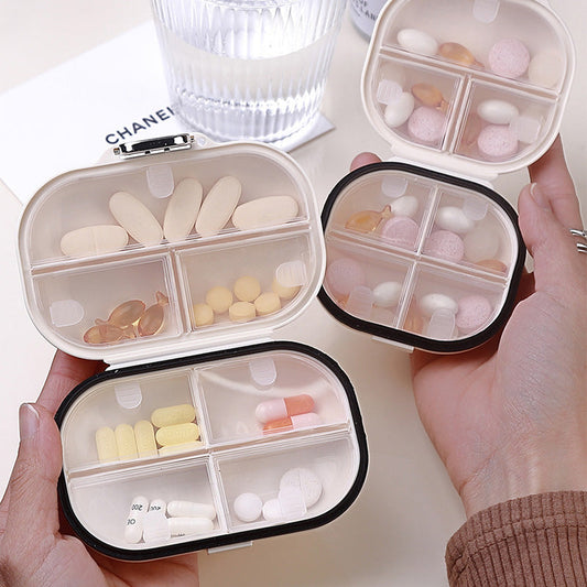 Tragbare Pillendose für den täglichen Gebrauch