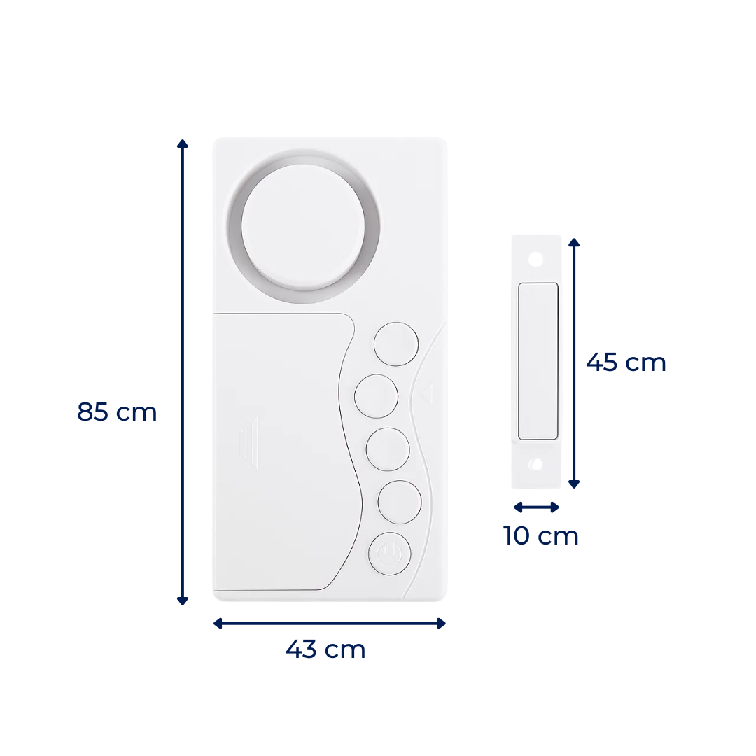Sofortige Alarmmodi – 108dB Laut Slim Design – Einfache Installation – Schützt Kinder & Haussicherheit Brehn