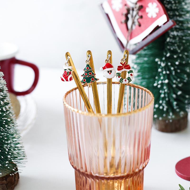 Brehn | Weihnachtsdekorationen für Zuhause - Weihnachts-Metalllöffel-Geschenkset