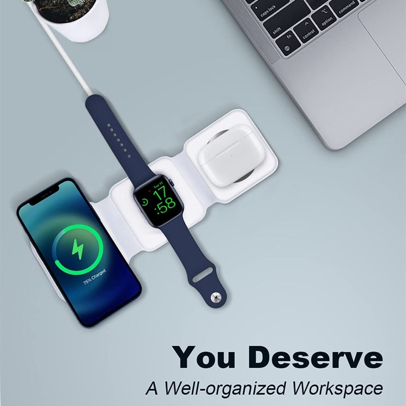 3 in 1 Wireless Magnetic Charger | Brehn
