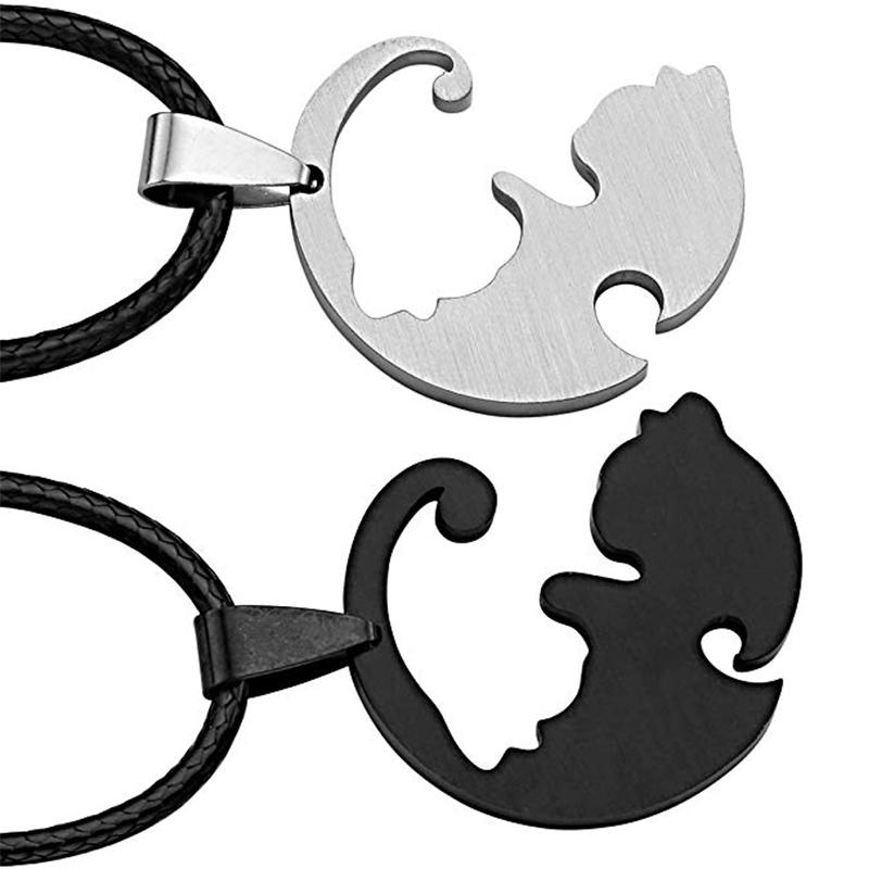 Yin ＆ Yang Katze Design Halskette | Brehn