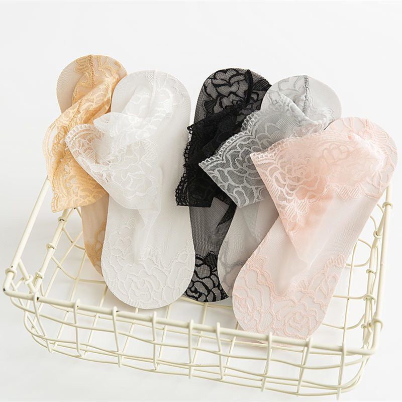 Brehn | Damenmode Spitze Socken (6 Paare)