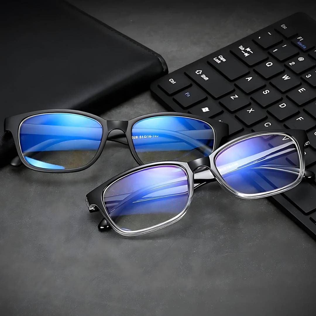 VisionGuard Blaulichtbrille | Augenbelastung Linderung - Schlafverbesserung - Computerbildschirmbrille - Antireflexbeschichtung Brehn