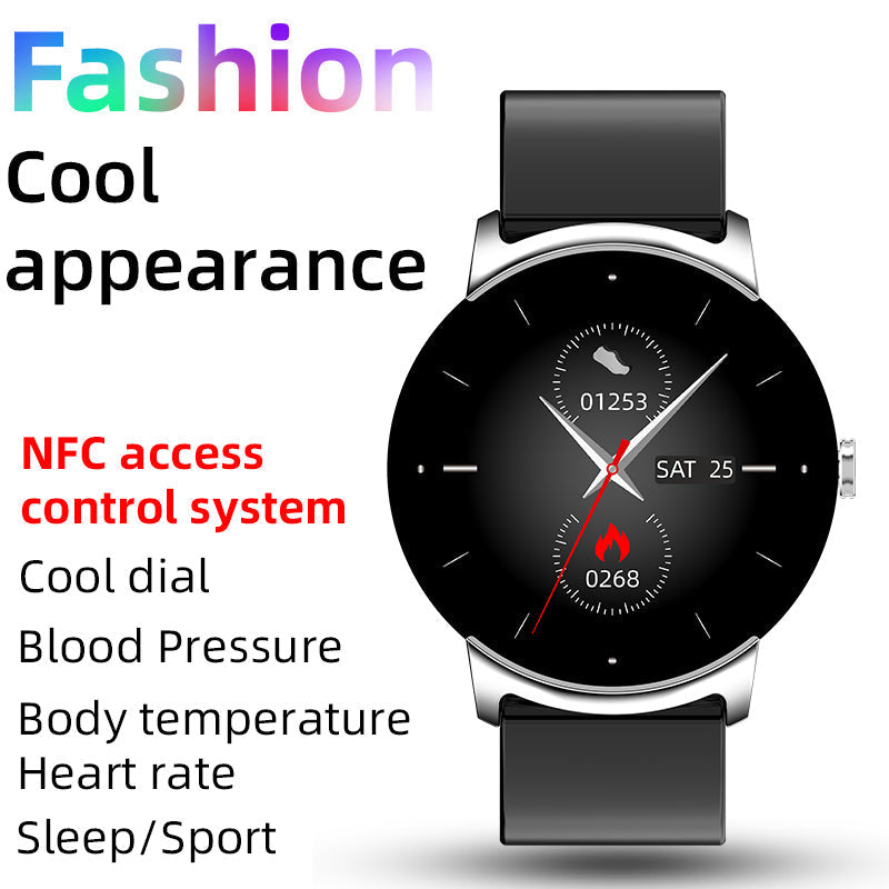 Brehn | BCKS02 Blutzucker messen Blutsauerstoff Blutdruck Herzfrequenz Bluetooth Smartwatch