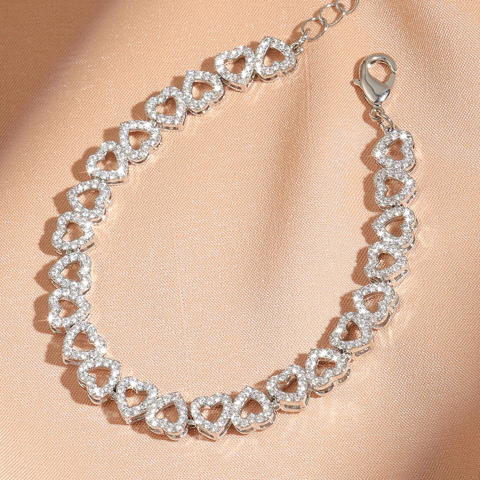 Brehn | Liebe Herzen Diamantarmband