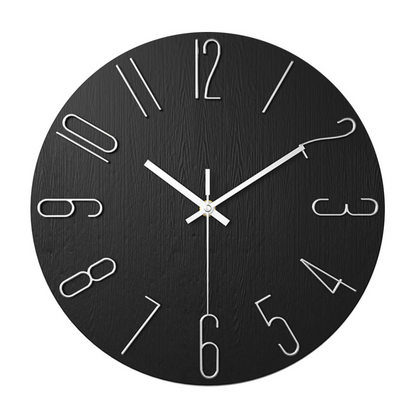 Edle Wanduhr – Moderne und geräuschlose Uhr fürs Wohnzimmer
