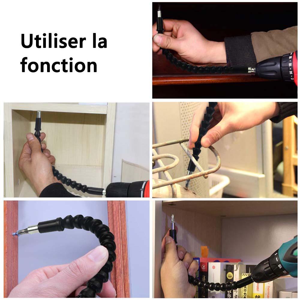 Flexibler Bohrverlängerung mit Schraubbohrerhalter | Brehn