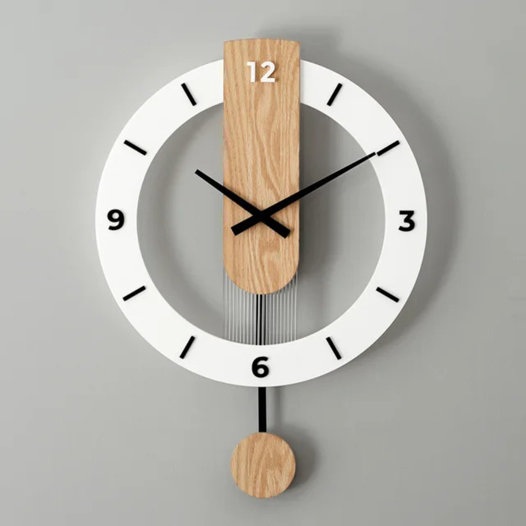 Brehn | Elegante große Uhr für das Wohnzimmer