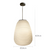 Brehn | Opal Glas Pendelleuchte