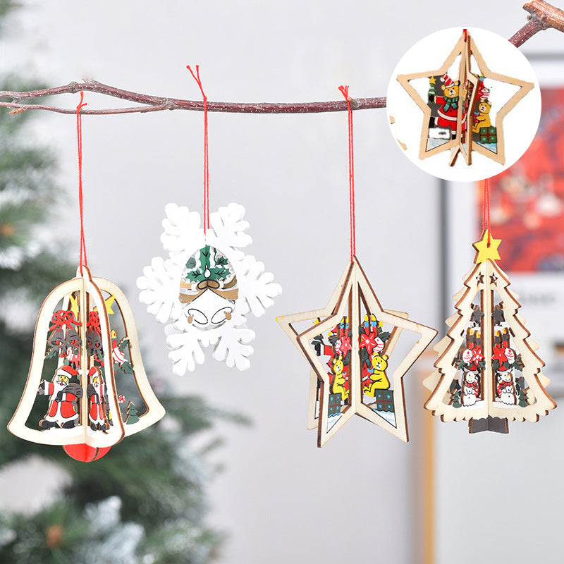 Brehn | Weihnachtlicher Holzanhänger