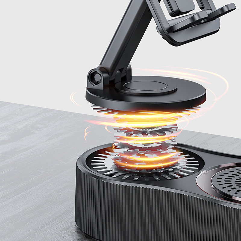 Brehn | 360° einstellbarer Handy-Ständer mit integriertem Bluetooth-Lautsprecher