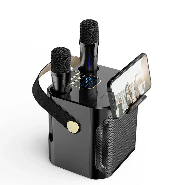 SoundJoy Karaoke-Lautsprecher – Tragbare Bluetooth-Boombox mit 360-Grad-Surround | Brehn