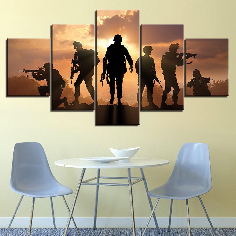 Unsere Helden – Leinwandbild