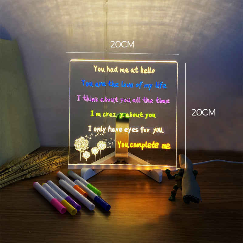 Brehn | LED Notizbrett mit Farben
