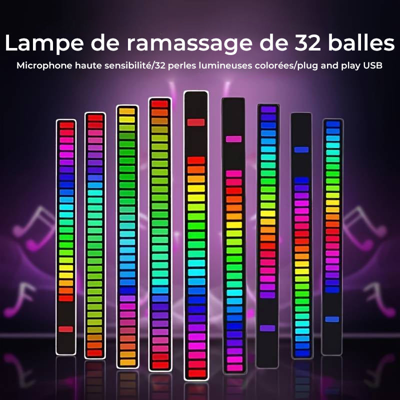 Sound-aktivierte RGB-Lichtleiste drahtlos | Brehn