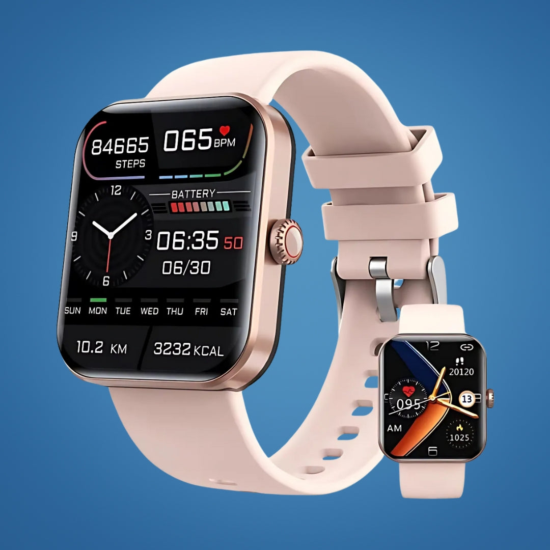 Glucowatch | Nicht-invasive Blutzucker-Smartwatch – Echtzeitüberwachung, Trendverfolgung & personalisierte Benachrichtigungen Brehn