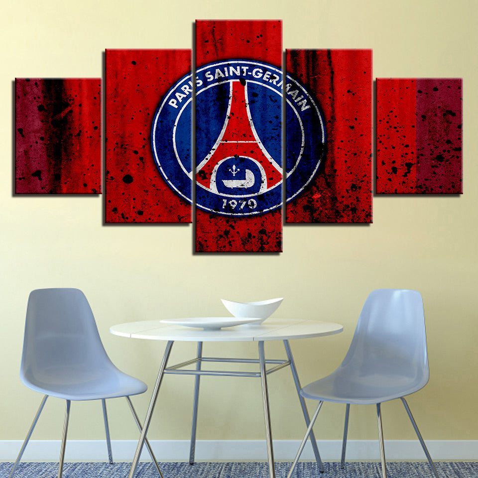 Paris Saint-Germain - Leinwand Wandkunst Gemälde