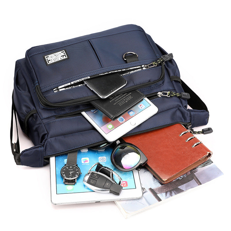 Herren Umhängetasche mit mehreren Taschen | Brehn