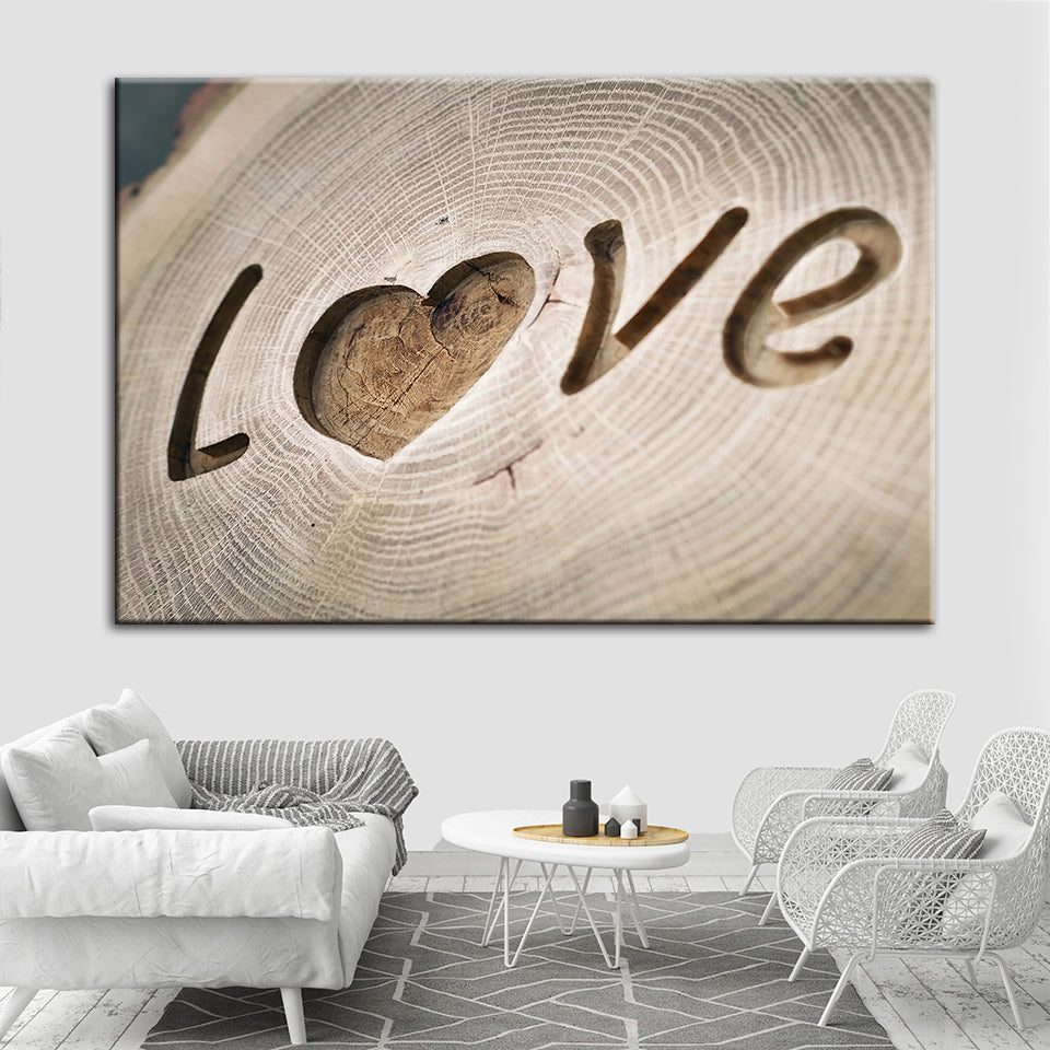 Love Forever - Leinwand Wandkunst Malerei