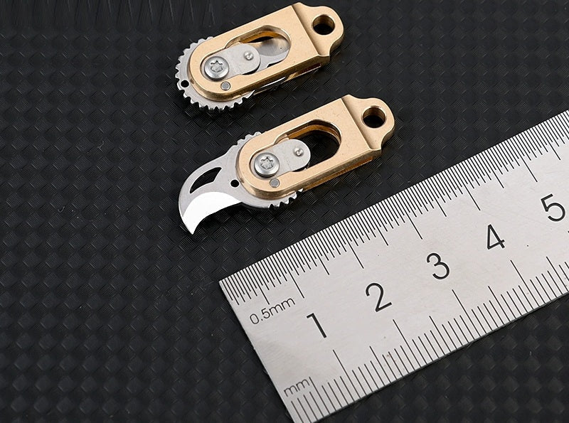 Brehn | Mini Messing Klappenzang - Taschenformat Express Öffner